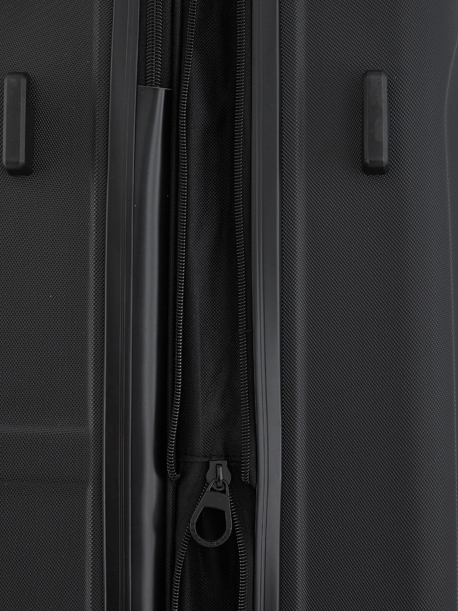 French Connection 3-Piece Hardside Expandable Luggage Set, Black