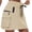 Apricot_L, variant on Women's Hiking Cargo Skort Sun Protections Fabric Management Gym Tennis Outdoor Workwear