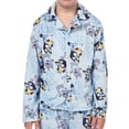thumbnail image 2 of Bluey Pajamas Boys' 2-Piece Coat Front Flannel Lounge Sleep Set, 2 of 5