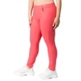 thumbnail image 2 of Women's Stretchy Slim Jeggings with 5 Pockets Cotton Blend, Coral X-Large, 2 of 3