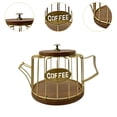 thumbnail image 6 of Fiocias Coffee Pod Holder Basket Container Coffee Capsule Holder for Cafe Office Desktop gold, 6 of 9