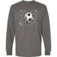 thumbnail image 3 of Inktastic Soccer Breakthrough Long Sleeve T-Shirt, 3 of 5