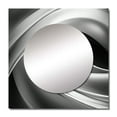 thumbnail image 2 of Designart "Quick Silver Velocity" Bicycle Square Mirror Wall Decor Modern - Large Silver Square Bathroom Mirror - Square Printed Wall Mirror Art, 2 of 5