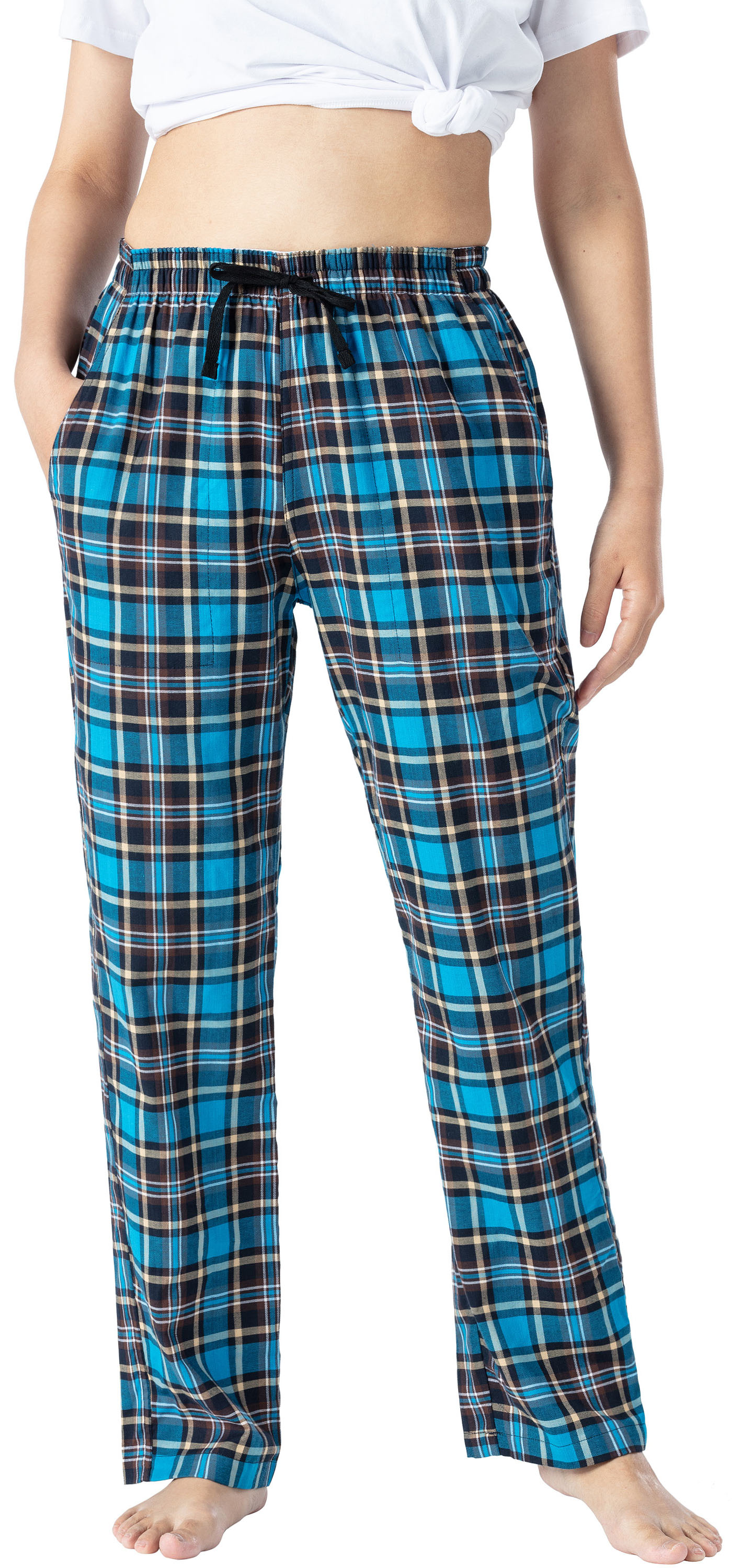 Mofiz Women's Plaid Pajama Pants Soft Lounge Sleepwear 23 Size M