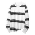 thumbnail image 4 of biudgviw Mens Long Sleeve Shirts Color Block Crewneck Top Casual Comfortable Running Workout Shirt Fashion Clothing S-XXXL, 4 of 7