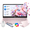 Rose Gold, variant on HP Newest 14" Laptop, Slim Light Laptop Computer for Students and Business, Intel N150, 1 Year Office 365, Win 11, 16GB RAM, 128GB Emmc, Rose Gold Gift Set