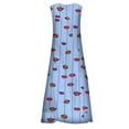 thumbnail image 4 of Sexy Dance Women's Summer Maxi Dress Casual Loose Sleeveless Long Dress with Pockets Floral Print Vintage V Neck Maxi Dresses Beach Colorful Sundresses Plus Size, 4 of 4
