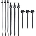 Push Mount Cable Ties, Snap in Zip Tie Automotive Clips Nylon Wire