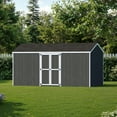 thumbnail image 2 of Little Cottage Co. 8x16 Value Gable Shed with Side Entry and Floor, Outdoor Wood Storage Do-It-Yourself Kit, 2 of 13