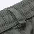 thumbnail image 6 of Men's Cargo Shorts Multi Pocket Straight Leg, Loose Fit Elastic Waist, Quick Dry Breathable Stretchy Outdoor Sports Hiking Casual Work | JASKFLY,Gray L, 6 of 7