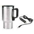 thumbnail image 4 of Taza Calcefactora para Coche, 12 V, 450 ml, Hervidoros Eléctricos para Coche, Taza Califactora de Viaje Con Calefacida de Acero Conxidable Conpa AntiderRames, Calentador de, 4 of 7