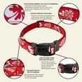thumbnail image 4 of Country Brook Petz® Deluxe Red Hawaiian Ribbon Dog Collar, Large, 4 of 6