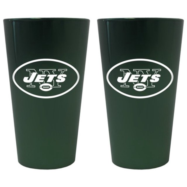 Verre à Pinte New York Jets Lusterware - Ensemble de 2