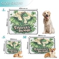 thumbnail image 3 of Qxltty Stpatricks Day Green Ceratopsian Cat litter Pads Pet Set of 3 Diaper Mats Center Anti-leakage Layer Absorbent Soft and Comfortable, 3 of 7