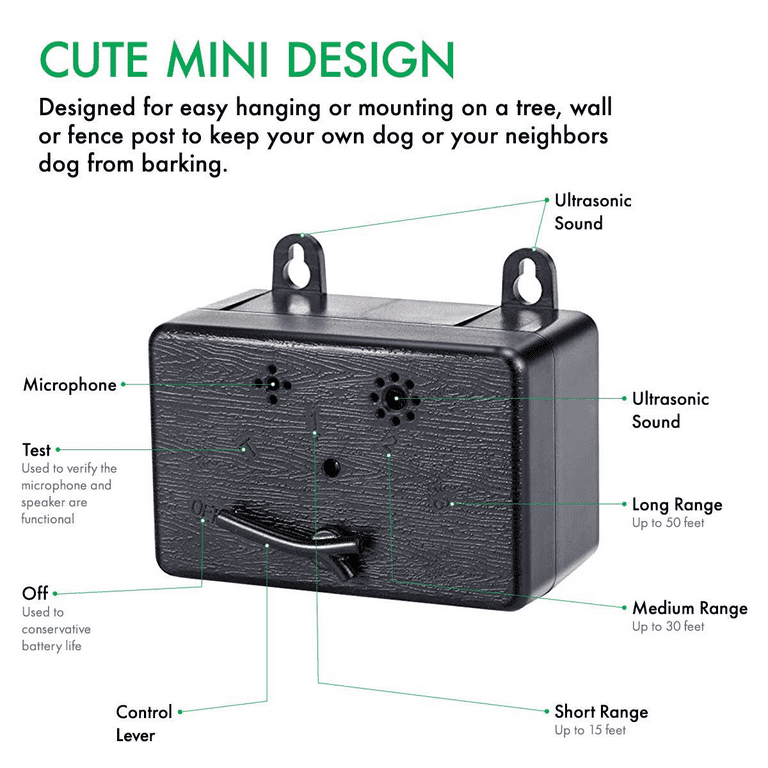 Barking Box Anti Barking Device for Dogs 50 Ft - 3 Levels Barking Box Anti Barking Device for Dogs 50 Ft - 3 Levels