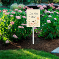 thumbnail image 5 of Do Not Mow Sign with Metal Stake 8 x 12 Inches No Mow May Yard Sign No Mow Signs Aluminum ​Garden Signs Outdoor for Lawn Yard Garden Decor, Easy to Install, 5 of 6