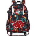 thumbnail image 6 of Roffatide Anime Backpack Akatsuki Red Cloud School Bag Laptop Backpack with USB Charging Port, 6 of 7