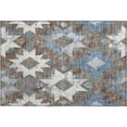 thumbnail image 2 of Addison Rugs Mayfield Premium Machine Washable Transitional Aztec Brown Rectangle Rug, 1'8" x 2'6", 2 of 6