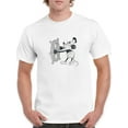 thumbnail image 3 of The Mouse Whistling T-shirt Men's -SmartPrintsInk Designs, 3 of 4
