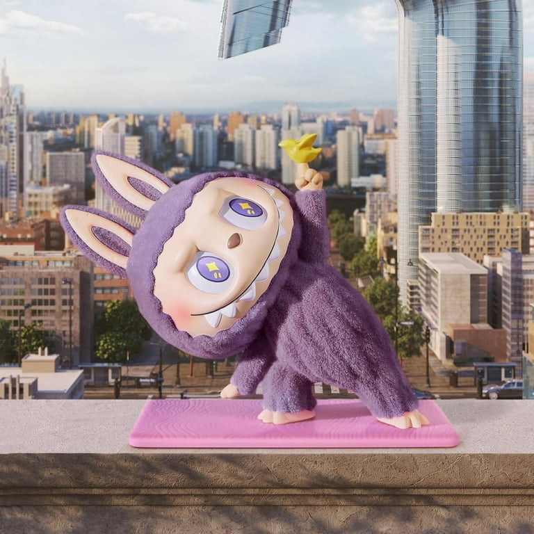POP MART LABUBU Lazy Yoga Figures The Monsters Exciting