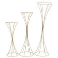 thumbnail image 6 of 3PCS Flower Rack Vase Stand Prop Road Lead Hourglass-Shaped Wedding Party Decor, 6 of 16