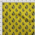 thumbnail image 3 of oneOone Cotton Poplin Fabric Leaves & Floral Block Print Fabric BTY 56 Inch Wide, 3 of 4