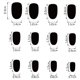 thumbnail image 3 of Uñas postizas de conejito de Pascua: diseños florales y de conejito con adhesivos para primavera y Pascua. 24 uñas postizas., 3 of 9