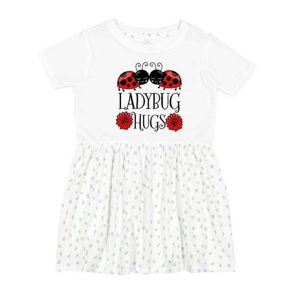 Inktastic Ladybug Hugs Cute Pair of Ladybugs Girls Toddler Dress