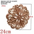thumbnail image 2 of Muebles de madera Decoración de muebles Estilo Europeo Madera sólida Aplique Redondo Aplique Corazón Flor decorativa Figuras Miniaturas, 2 of 7
