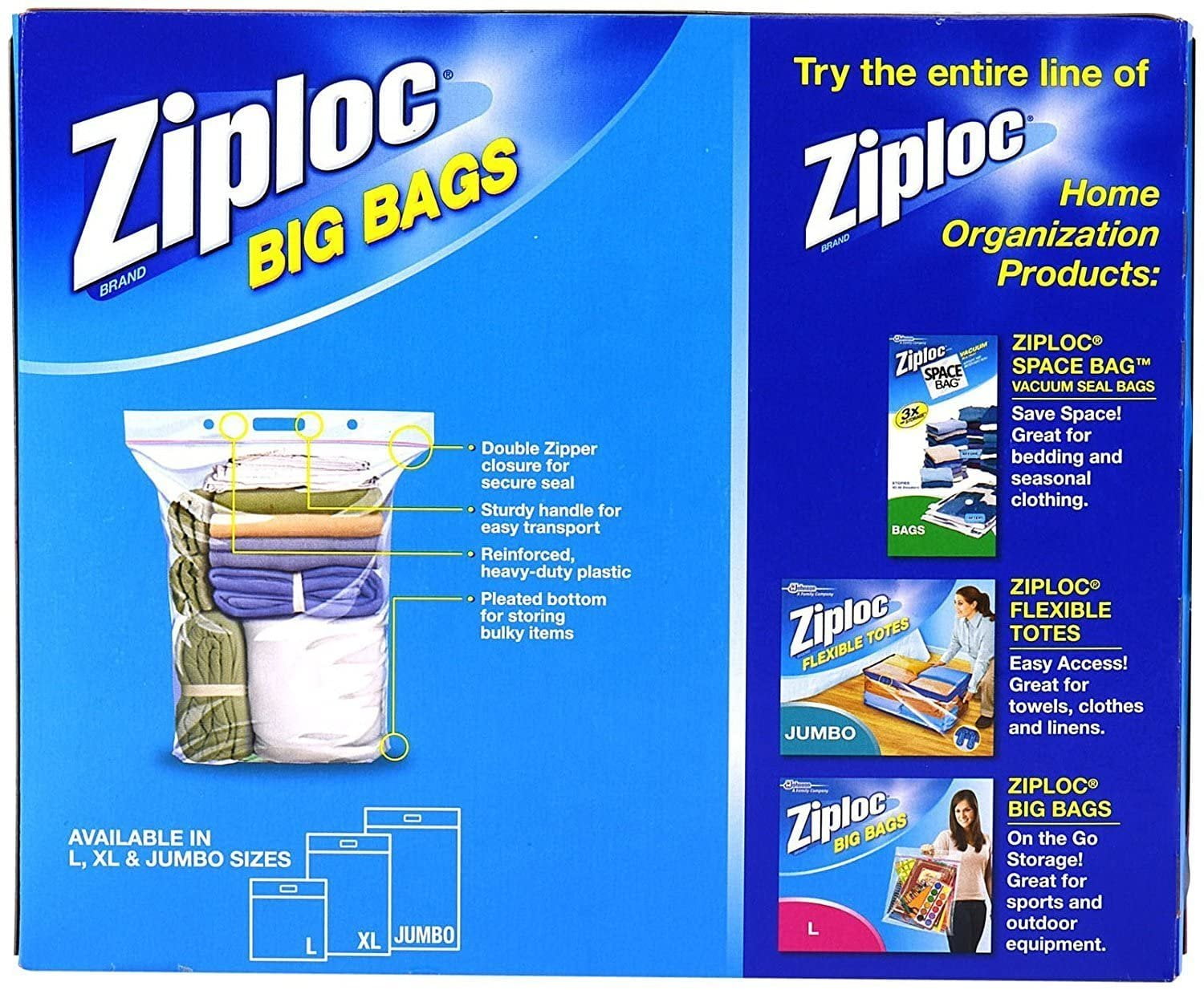 Bolsas Ziploc Big Bags Jumbo 3 Piezas – Do it Center