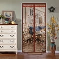thumbnail image 3 of Magnetic Screen Door -Keep Bugs Out,Self Sealing Door Screen Magnetic Closure - Pet and Kid Friendly(Pfauenschwanz) - 80*200cm, 3 of 6