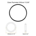 thumbnail image 2 of Uxcell Uxcell 5pcs Correa Elástica Universal para Motor de Máquina de Coser 330mm 13" Perímetro 3/16" (5mm) Grosor, 2 of 4