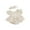 Ivory, variant on GuliriFei Infant Girl Romper Dress Baby Girl Cotton Linen Romper Fly Sleeve Bodysuit Newborn Girl Summer Clothes with Headband