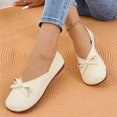 thumbnail image 4 of EKVAHL Ballet Flats for Women, Round Toe Mary Jane Ballet Flats with Bow, Wide Widths Non-Slip and Comfortable Womens Shoes, Wedding School Party Dressy Ballet Flats, 4 of 4