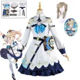thumbnail image 2 of Genshin Impact Cosplay Barbara Cosplay Anime Adulto Carnaval Uniforme Fiesta de Halloween Anime Juego Disfraz Conjunto Completo, 2 of 5
