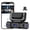 X145-WIFI, variant on Nexvo Quadguard 360 Pro Dash Cam, 4k 4 Channel Dash Cam, 360° Dash Cam Front and Rear View 4 Channel Dash Camera, Built-in GPS, 8 Ir Night Vision, G-Sensor, 24h Parking Mode