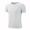 thumbnail image 3 of Camiseta deportiva de manga corta de secado rápido para hombre y mujer, camisetas para gimnasio, camiseta de entrenamiento, camiseta para correr, ropa deportiva transpirable para adolescentes, 3 of 5