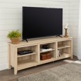 thumbnail image 4 of Console de Rangement pour Meuble de Télévision 70" en Bois - Chêne Blanc, 4 of 5
