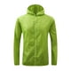 thumbnail image 2 of Chaqueta impermeable transpirable para mujer con capucha | Abrigo largo ligero para exteriores | Capucha plegable | Dobladillo con cordón elástico | Ajuste holgado | Poliéster que absorbe el sudor, 2 of 3