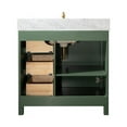 thumbnail image 4 of Legion Furniture 36" MDF/Veneer Wood Sink Vanity Cabinet - Vogue Green, 4 of 11
