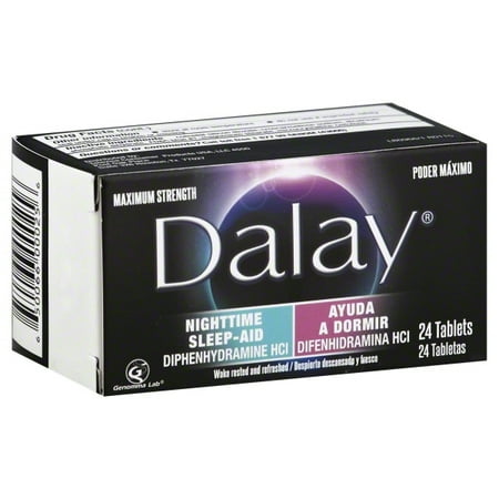 Dalay Maximum Strength Nighttime Sleep Aid Tablets, 24 (Best Non Prescription Sleeping Tablets)