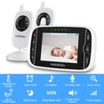 thumbnail image 2 of Monitor para Bebés HelloBaby con 2 Cámaras, Visión Nocturna, Audio Bidireccional, 2 of 9