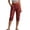 Wine, variant on Utoimkio Single Button Fly Cuff Button Detail Capri Cropped Pants for Women Solid Mid Calf Casual Walking Outdoor Trousers with Side Slip Pockets