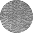thumbnail image 1 of Ahgly Company Indoor Round Abstract Gray Modern Area Rugs, 8' Round, 1 of 4