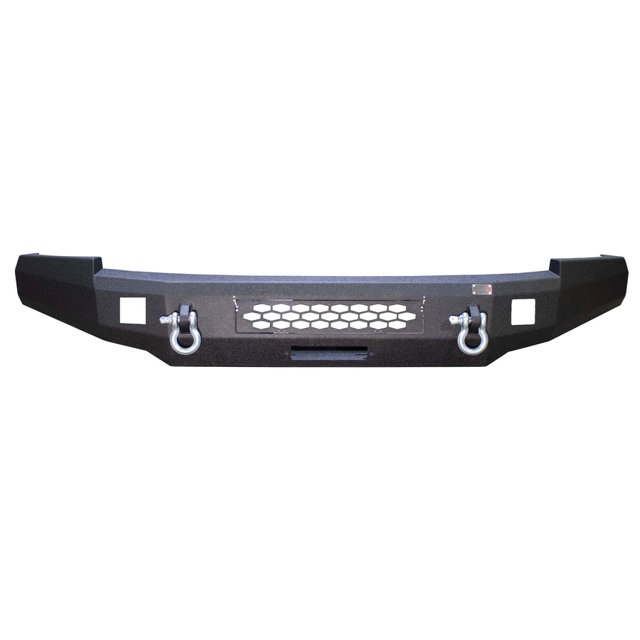 Fits 2007-2013 Chevrolet Silverado 1500 Fishbone Offroad Bumper FB22368 Direct Fit; Mounting Hardware Included; With Winch Mount For Up To 12000 Pound Winch; With 2 D-Ring Mounts