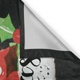 thumbnail image 3 of Ambesonne Santa Kitchen Curtains, Xmas Hat with Lettering, 55"x39", Black Red White, 3 of 3