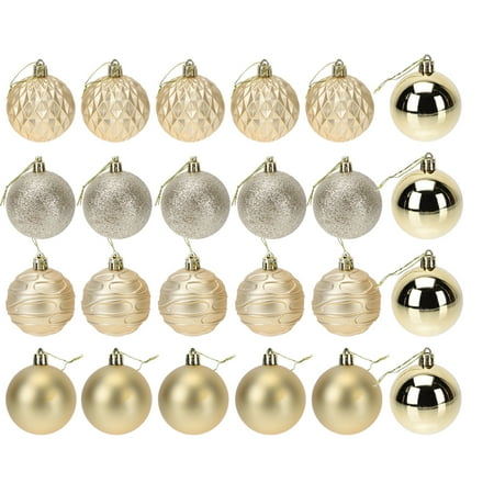 

Christmas Balls Tree Xmas Ornament Baubles Holiday Adorn Shatterproof Mini Roundhanging Glitter Wedding Pendant