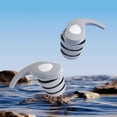 thumbnail image 2 of Bouchons d'Oreilles Antibruit en Silicone Réutilisables Protection Auditive Confortable pour Dormir en Nageant Plus Protection Auditive Bouchons d'Oreilles, 2 of 8