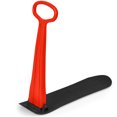 thumbnail image 1 of Patiojoy Kids Snow Scooter Fold-Up Snowboard Sliding Snow Sled w/Grip Handle Black + Red, 1 of 7
