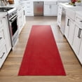 thumbnail image 4 of Ottomanson Extra Long Hallway Runner Rug 2x24 Non-Slip Rug for Kitchen or Bedroom, 1'10" x 24', Red, 4 of 10